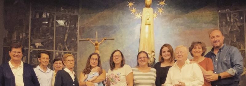 Iniciando el curso en Barcelona en familia con la Oración Mundial Marianista